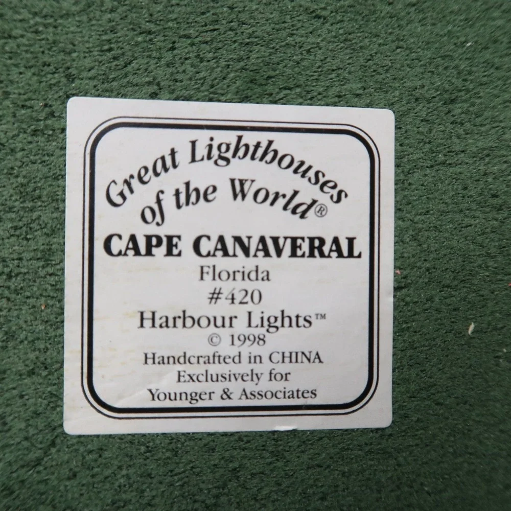 Harbour Lights Cape Canaveral #420 Great Lighthouses of the World 1998 Vintage